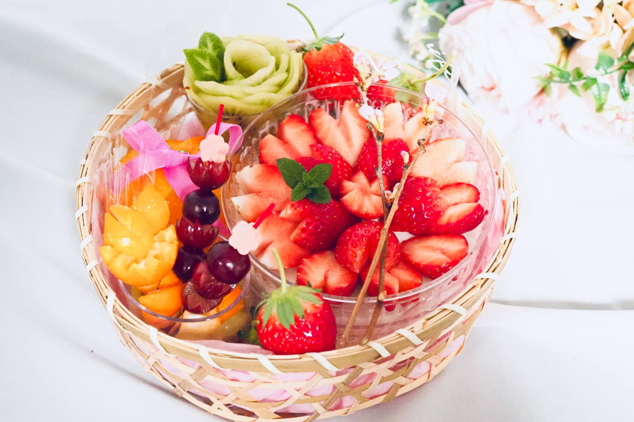 フルーツお花見🌸弁当